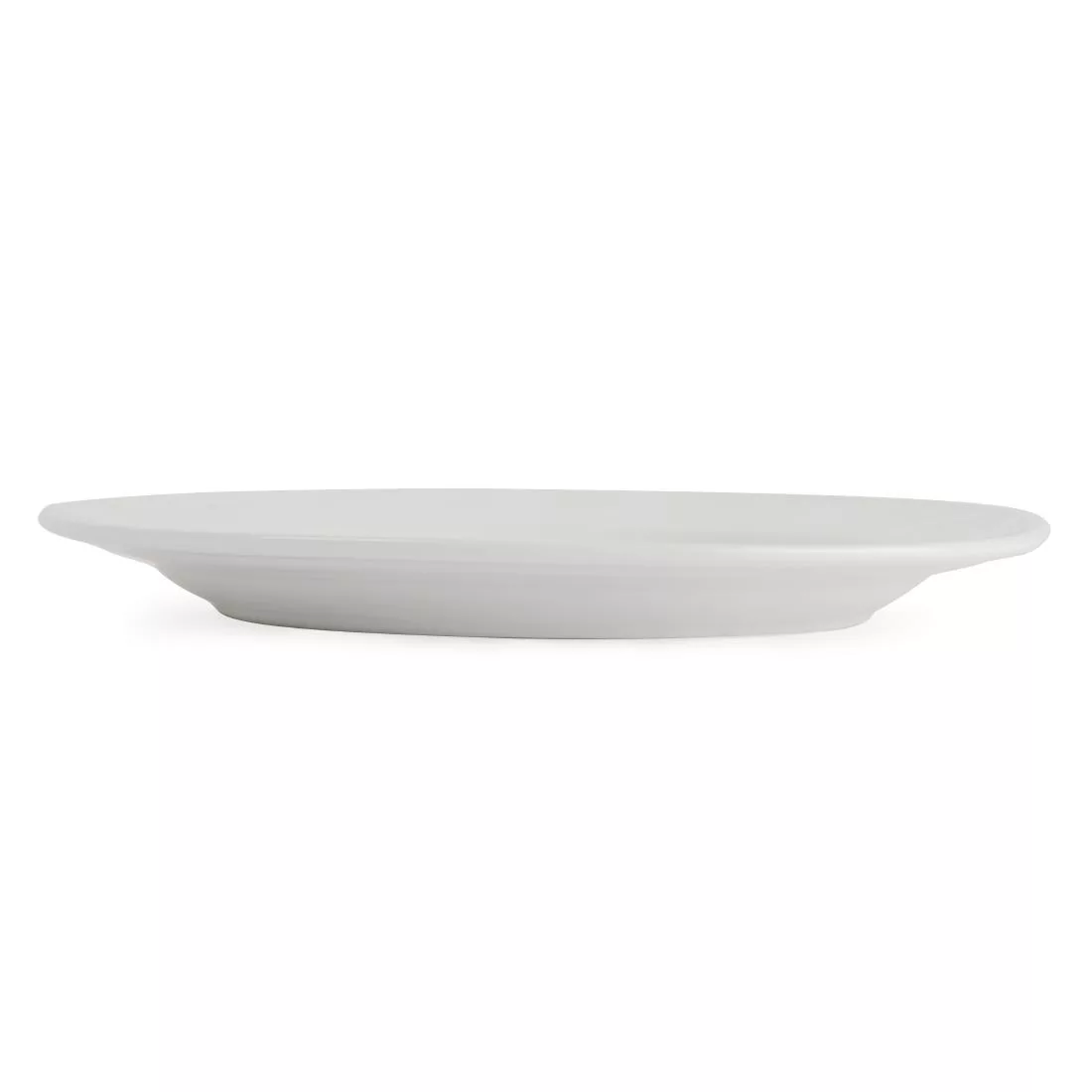 Olympia Linear Wide Rimmed Plates White 250mm (Pack of 12) - Image 3
