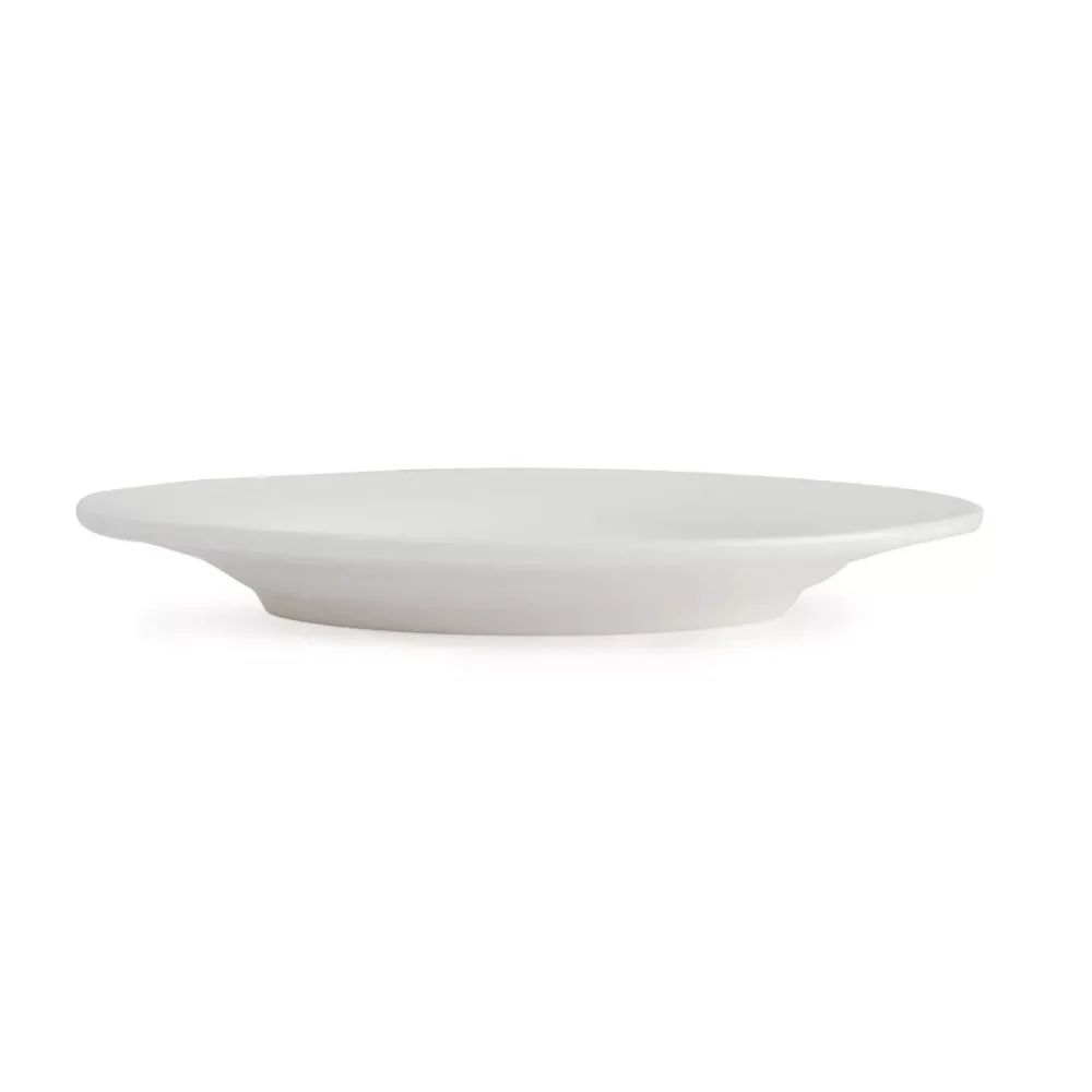 Olympia Lumina Wide Rim Round Plates White 150mm (Pack of 6) - Image 3