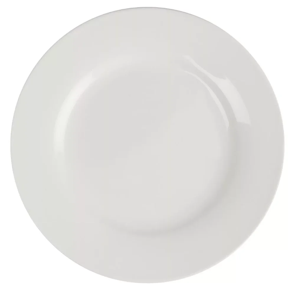 Olympia Lumina Wide Rim Round Plates White 150mm (Pack of 6) - Image 2