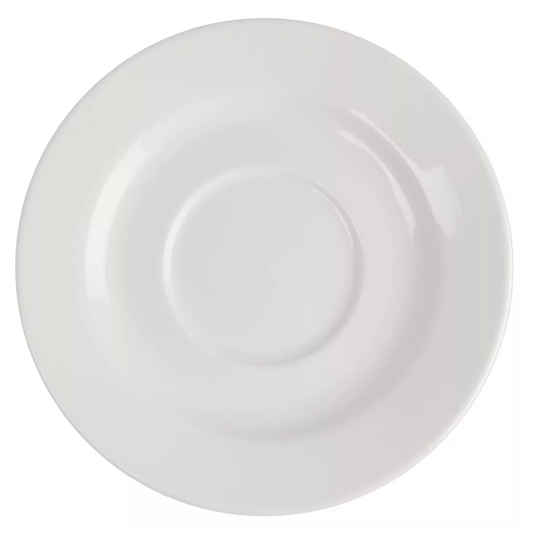 Olympia Lumina Round Saucers White 143mm (Pack of 6) - Image 2