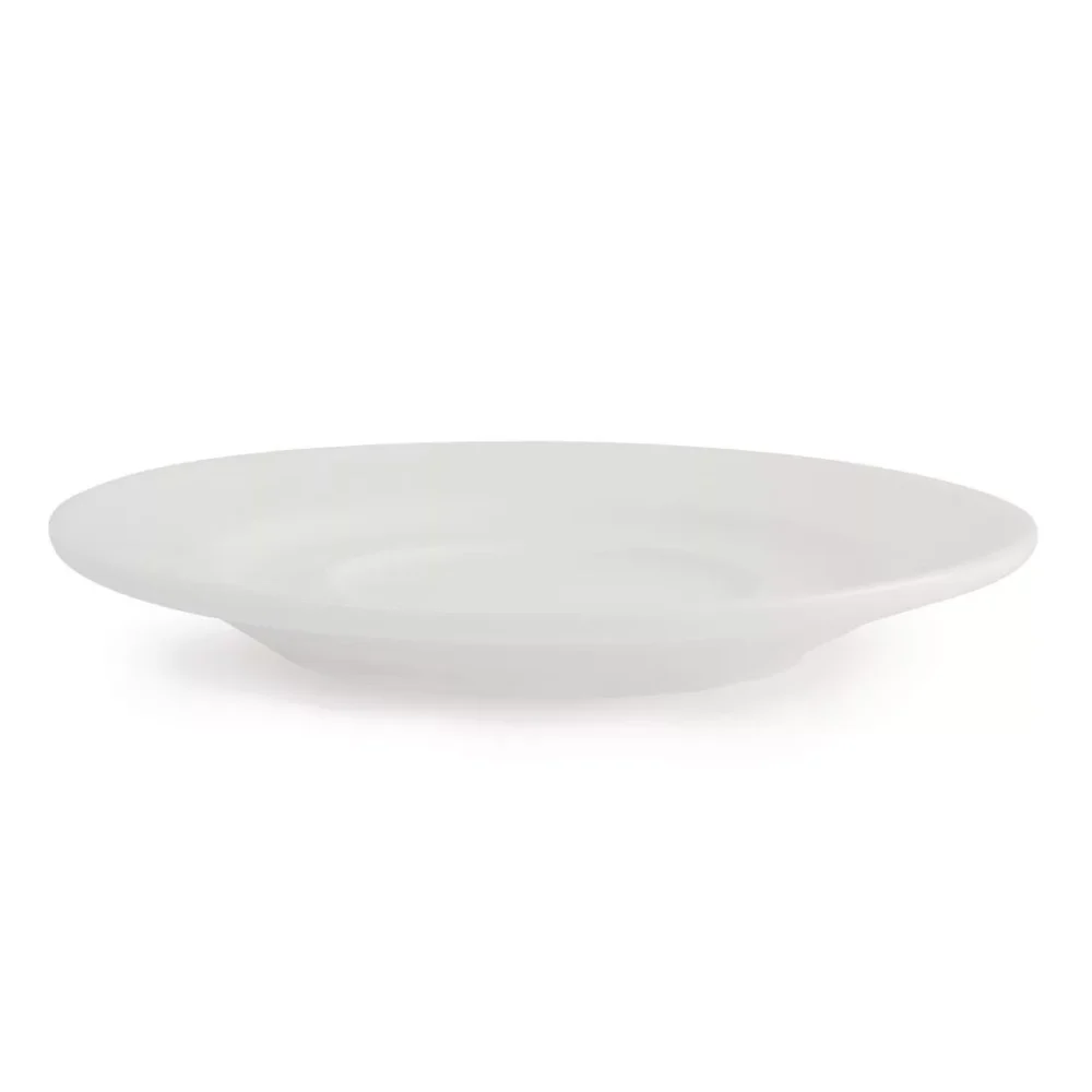 Olympia Lumina Round Saucers White 110mm (Pack of 6) - Image 3