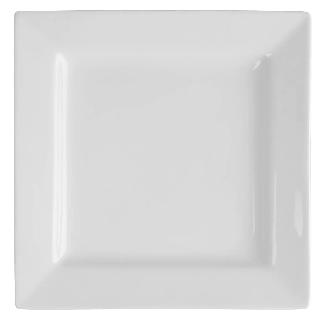 Olympia Lumina Square Plates White 265mm (Pack of 4) - Image 2