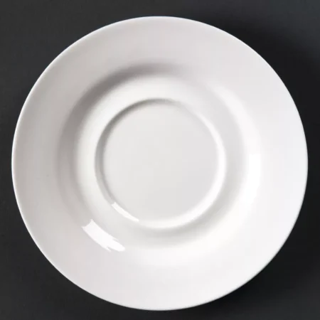 Olympia Lumina Round Saucers White 156mm (Pack of 6)