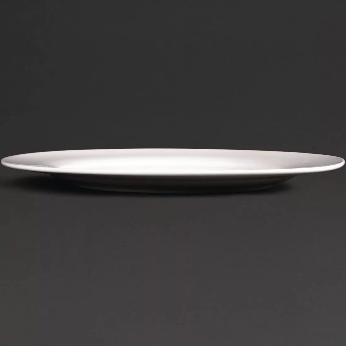 Olympia Lumina Wide Rim Round Plates White 270mm (Pack of 4) - Image 4