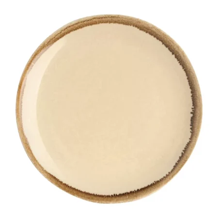 Olympia Kiln Round Coupe Plate Sandstone 230mm (Pack of 6)
