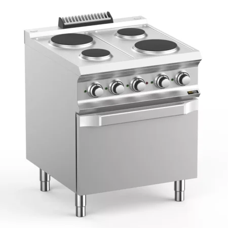 Hobart Ecomax HEPR77FE 4 Round Plate Hob with Electric Oven  13.5kW