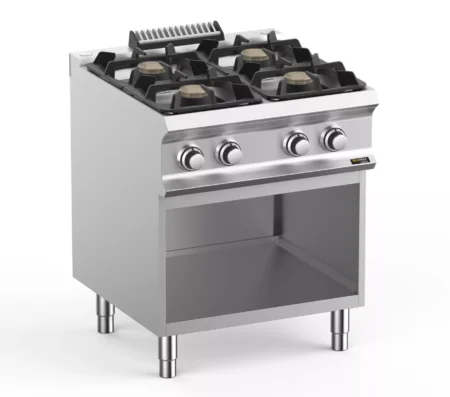 Hobart Ecomax HEFB77AXL 4 Burner Hob on Open Cupboard  4 x 7kW