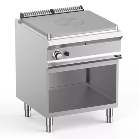 Hobart Ecomax HETPG77A Solid Top Hub on Open Cupboard  10kW