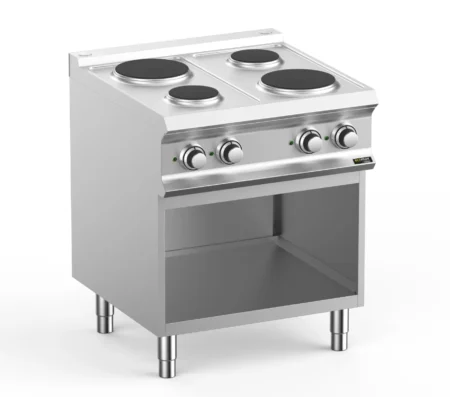 Hobart Ecomax HEPR77A 4 Plate Round Hob on Open Cupboard  8.2kW