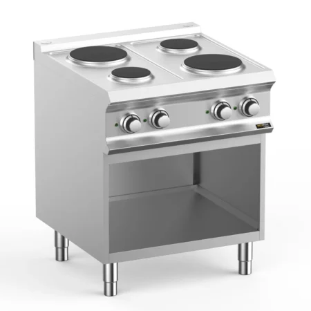 Hobart Ecomax HEPR77A 4 Plate Round Hob on Open Cupboard  8.2kW