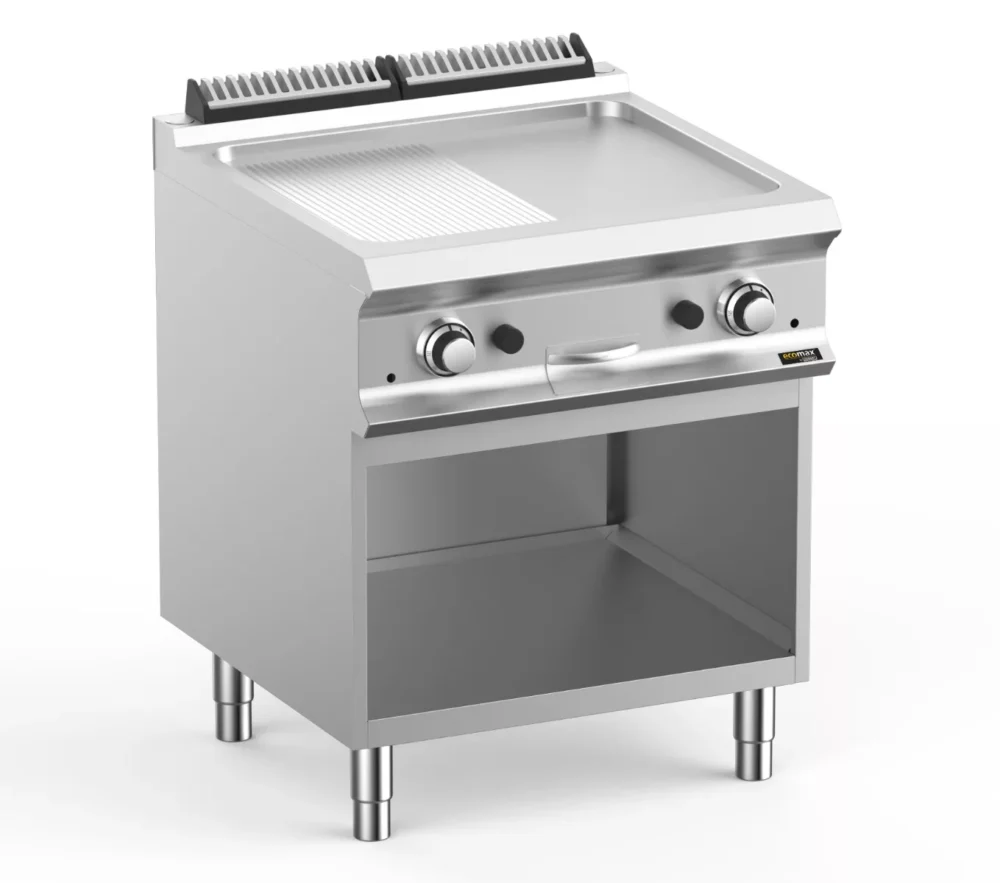 Hobart Ecomax HEFTBG77ALR 1/2 Smooth & 1/2 Ribbed Griddle  14kW