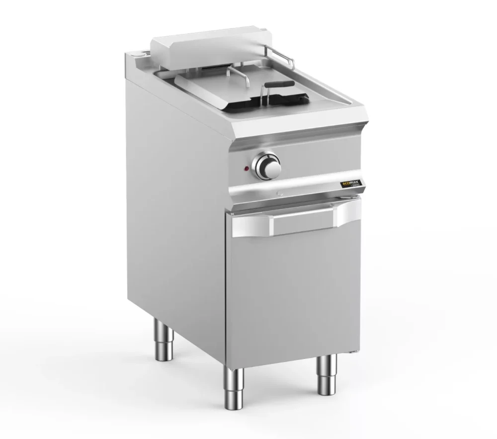 Hobart Ecomax HEFRBE74A Floorstanding Single Basket 12 Litre Electric Fryer  9kW