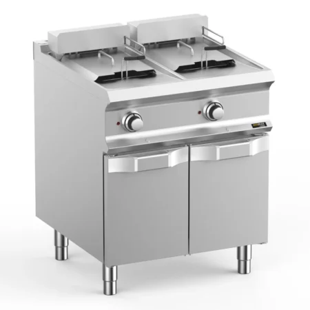 Hobart Ecomax HEFRBE77A Floorstanding Double Basket 2 x 12 Litre Electric Fryer  18kW