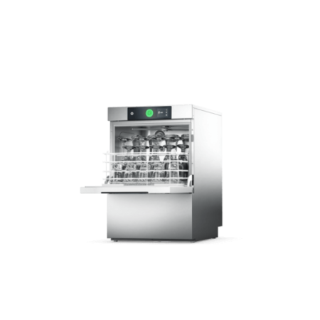 Hobart GCPW-10B 400mm Basket Frontloading Commercial Glasswasher with Drain Pump  16 Pint Capacity