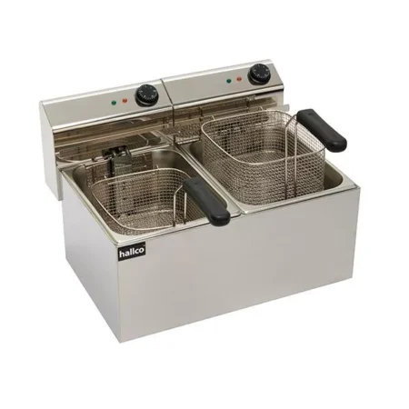 Hallco Fryer MDF88 double tank 2 x 6 litre.