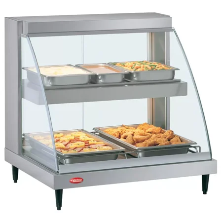Hatco Hot Hold GRHD-2PD heated display 2 tier 4 plates.