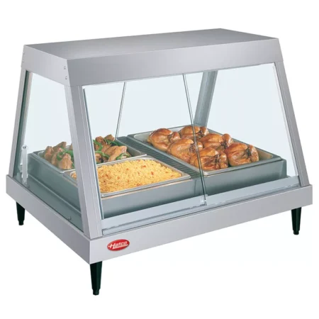 Hatco Hot Hold GRHDH-2P heated display 1 tier 2 plates with humidity.