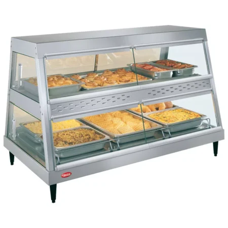 Hatco Hot Hold GRHDH-3PD heated display 2 tier 6 plates with humidity.