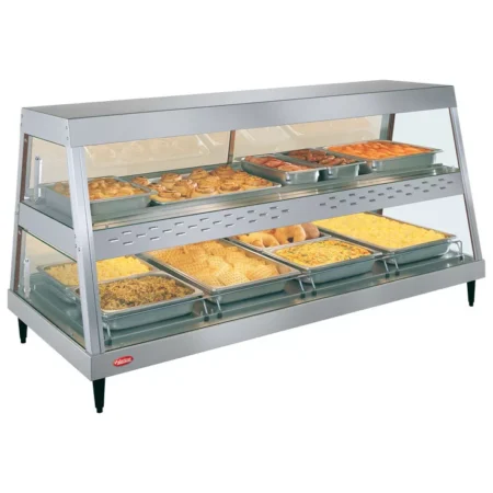 Hatco Hot Hold GRHDH-4PD heated display 2 tier 8 plates with humidity.