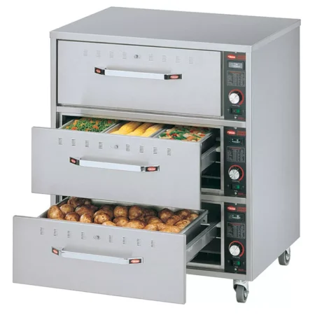 Hatco Hot Hold HDW-3 Drawer warmer Triple.