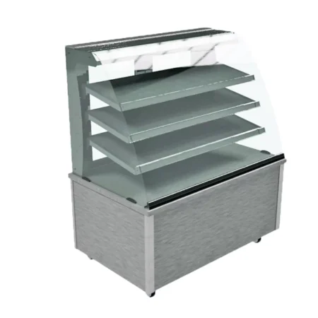 Moffat Display PAT2H Heated Multi-Tier 90x75x140 curved glass.