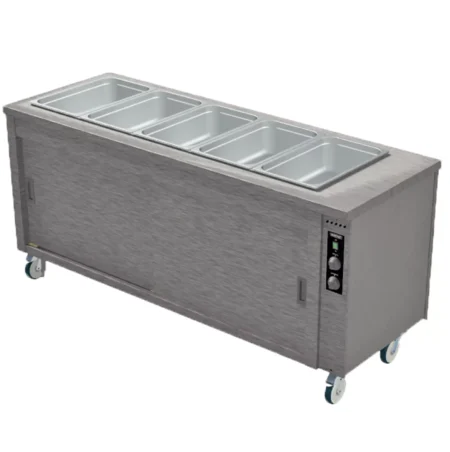 Moffat Premier Hot Hold HB5 cupboard 2 door with bain marie 193x70x90.