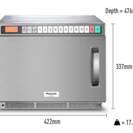 Panasonic microwave NE-1878BDQ 1800W inverter tech, metal door.