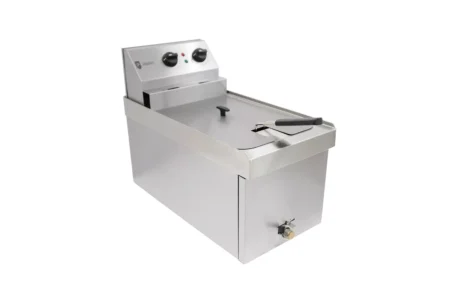 Parry Fryer NPSF3 table top electric 3kw single tank 9 litres with drain.