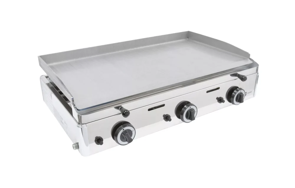 Parry Grill PGF800G counter top gas griddle polished plate 80cm.