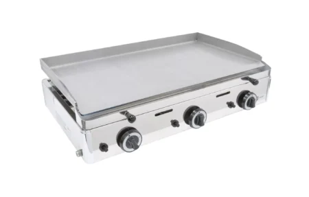 Parry Grill PGF800G counter top gas griddle polished plate 80cm.