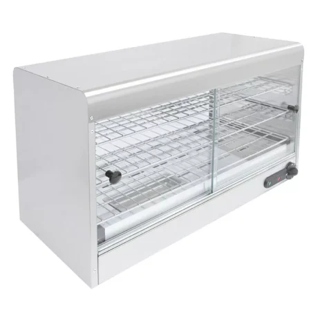 Parry Hot Hold CPC electric pie cabinet 3 wire racks 20 pies by rack 75cm.