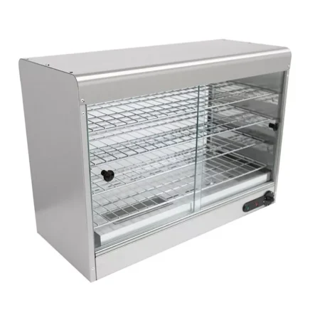 Parry Hot Hold CPC1 electric pie cabinet 4 wire racks 20 pies by rack 75cm.