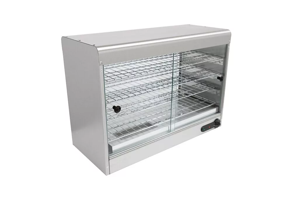 Parry Hot Hold CPC1 electric pie cabinet 4 wire racks 20 pies by rack 75cm.