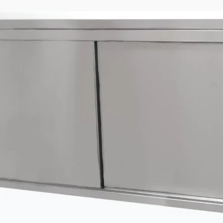 Parry S-Steel WCS1200 wall mounted cupboard 2 sliding door 120cm.