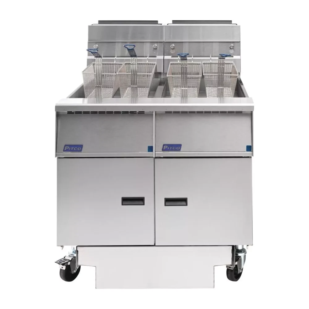 Pitco fryer SG14RS-FD-FF Solstice 2 Tank with Filtration (Gas)