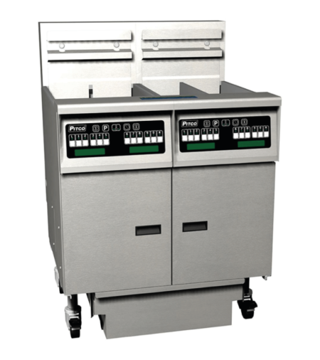 Pitco fryer SGH50-FD-FF 2 Tank with Filtration (Gas)