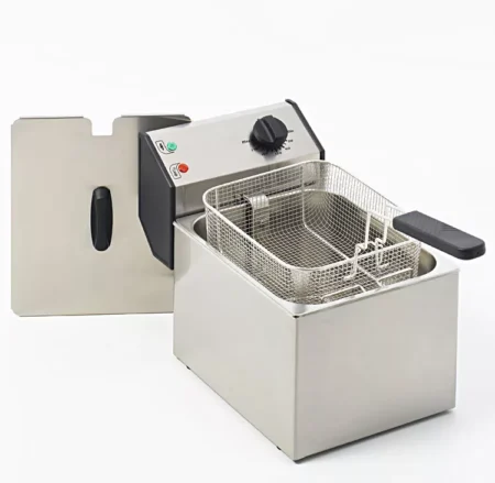 Roller Grill Fryer FD80 counter top electric 8L single tank.