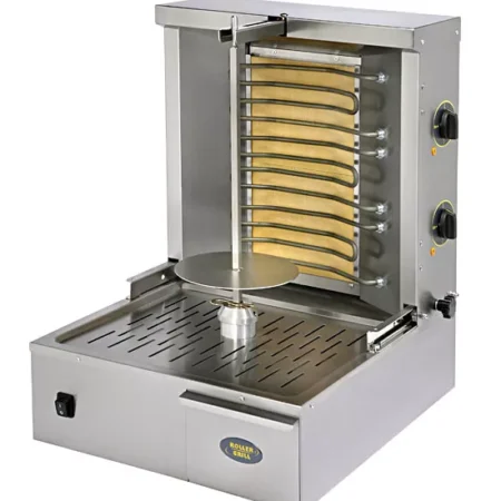 RollerGrill Grill Gyros GR40E kebab Grill Electric high spit 15 kg of meat.