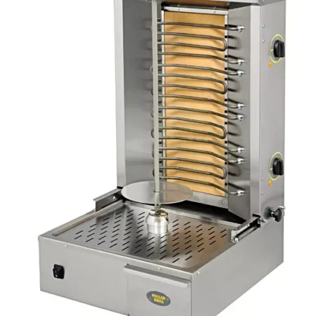 RollerGrill Grill Gyros GR60E kebab Grill Electric high spit 25 kg of meat.