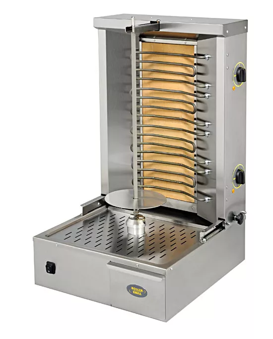 RollerGrill Grill Gyros GR60E kebab Grill Electric high spit 25 kg of meat.
