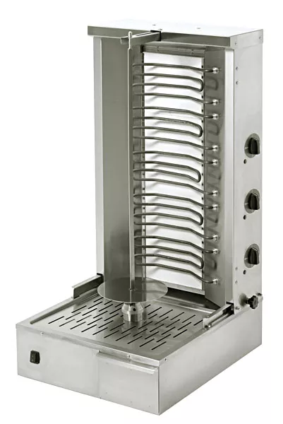 RollerGrill Grill Gyros GR80E kebab Grill Electric high spit 40 kg of meat.