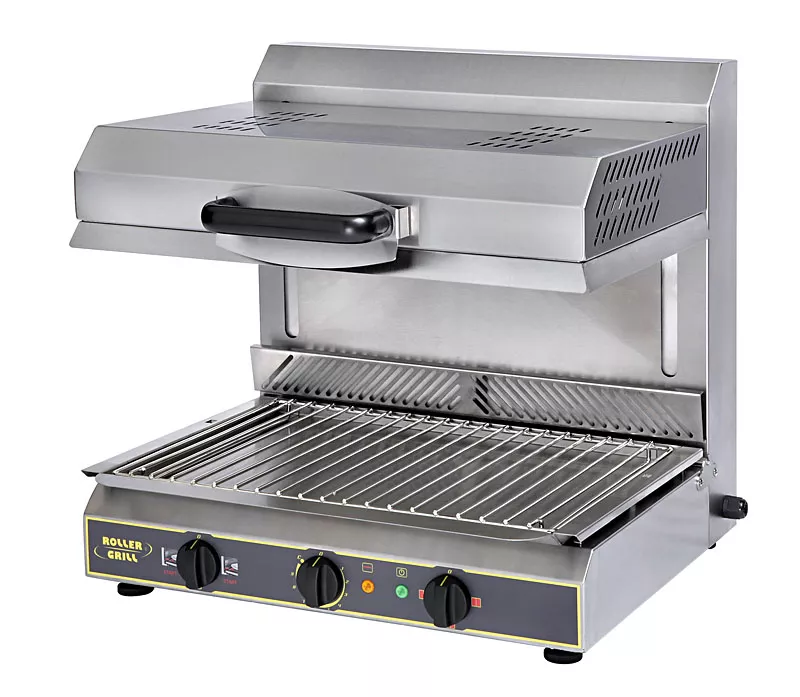 RollerGrill Grill SEM600PDS Salamander electric sliding with plate detection system 2 ceramic heating areas 60cm.