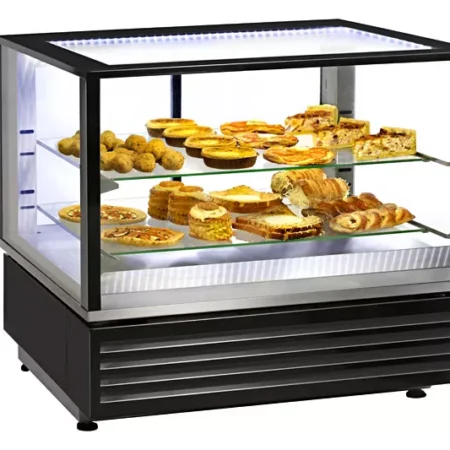 RollerGrill Hot Hold HD800 heated display 2 grid with ventilation 80cm.