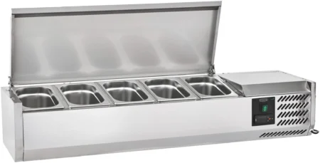Sterling Pro Saladette Cobus SPT1200-330-SS Topping Well 5 x GN1]4.