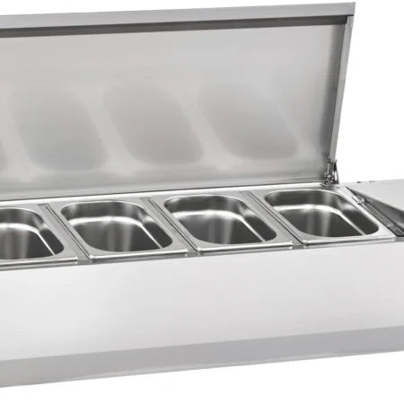 Sterling Pro Saladette Cobus SPT1200-330-SS Topping Well 5 x GN1]4.