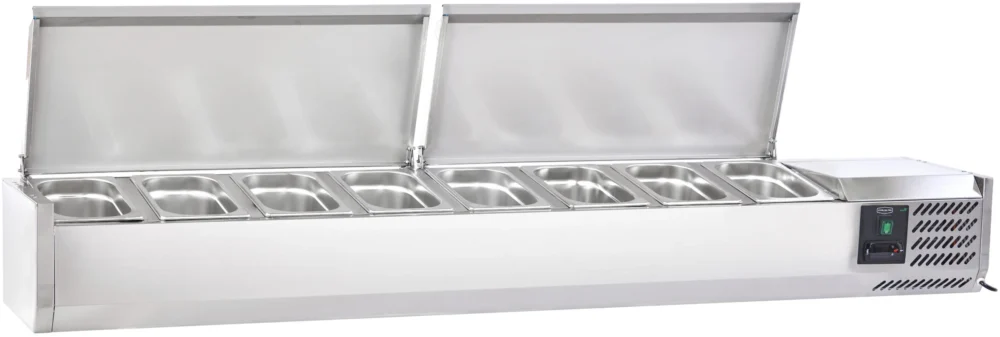 Sterling Pro Saladette Cobus SPT1800-330-SS Topping Well 8 x GN1]4.
