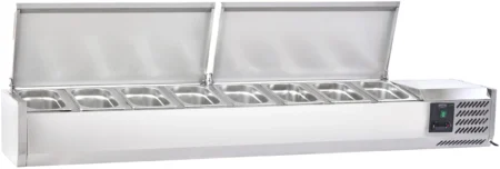 Sterling Pro Saladette Cobus SPT1800-330-SS Topping Well 8 x GN1]4.