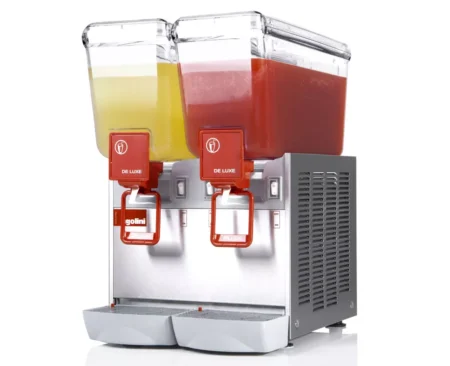 Ugolini Dispenser DELUXE-2 juice, slush 2x12L per tank.