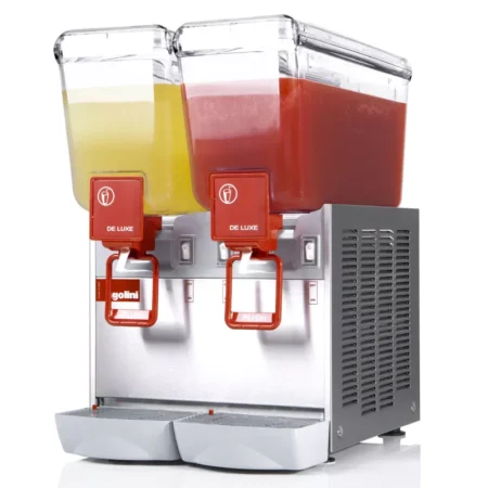 Ugolini Dispenser DELUXE-2 juice, slush 2x12L per tank.
