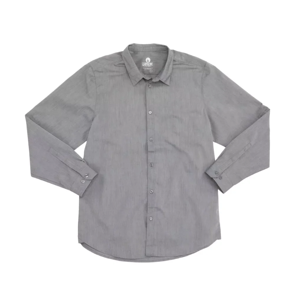 Chef Works Urban Modern Chambray Shirt Grey Size L